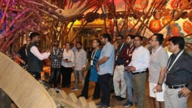G 20 MEMBER VISIT MP TRIBAL MUSEUM