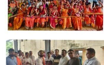 Kavad Yatra welcome in BJP office